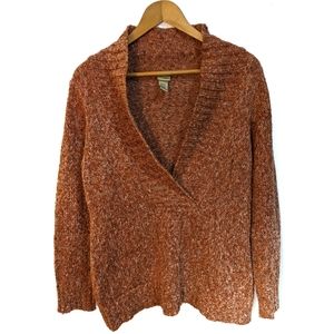 Fashion Bug Pumpkin Orange Knit Sweater Si…